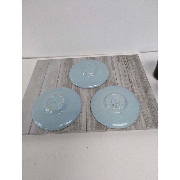 Vintage Stoneware Franciscan Tea Coffee Cups & Saucers Set Of 3 - Picture 11 of 14